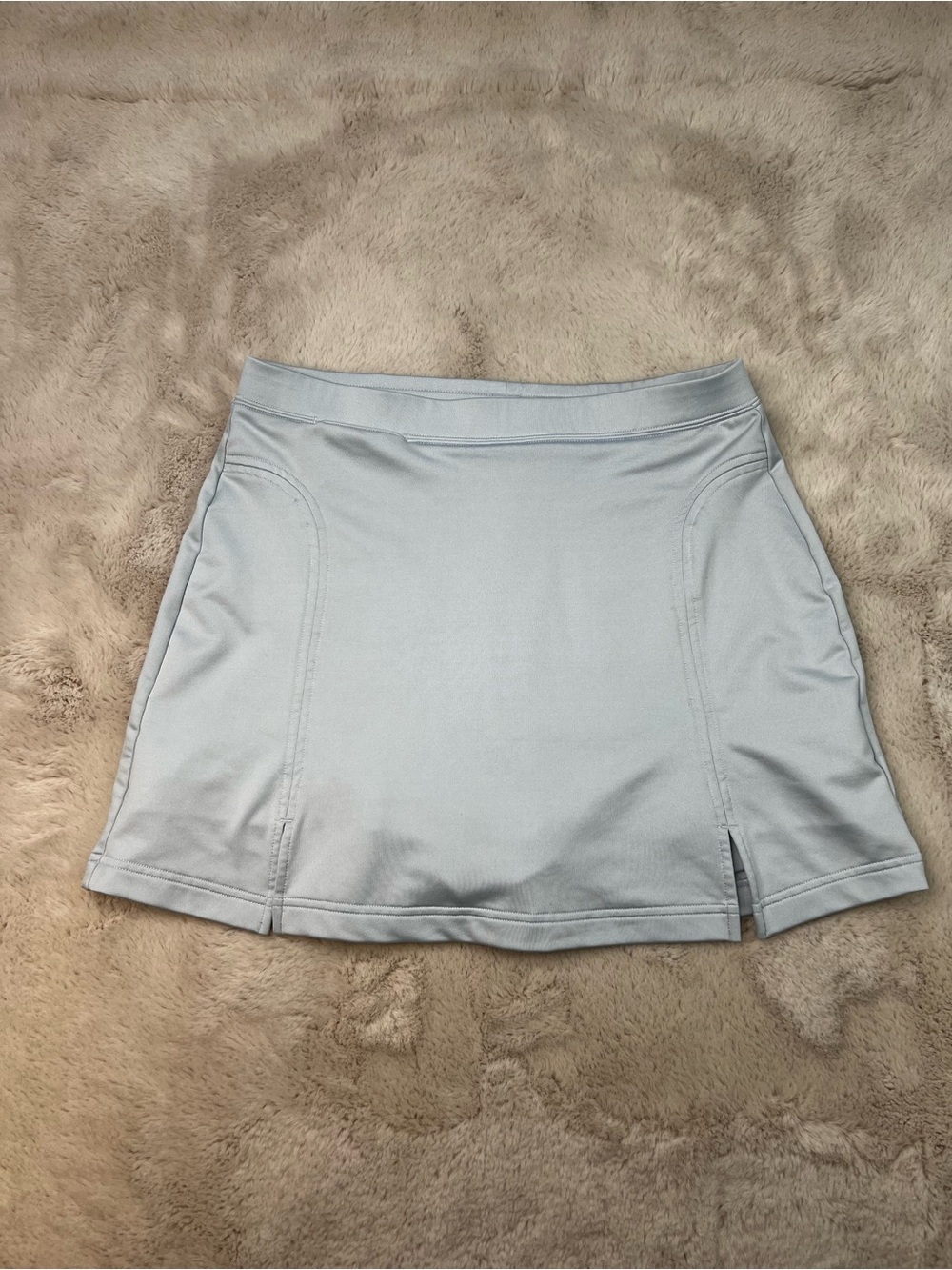 Adidas Climacool Athletic Skirt Skort Size 8 Medium Built in Shorts Slits Pocket